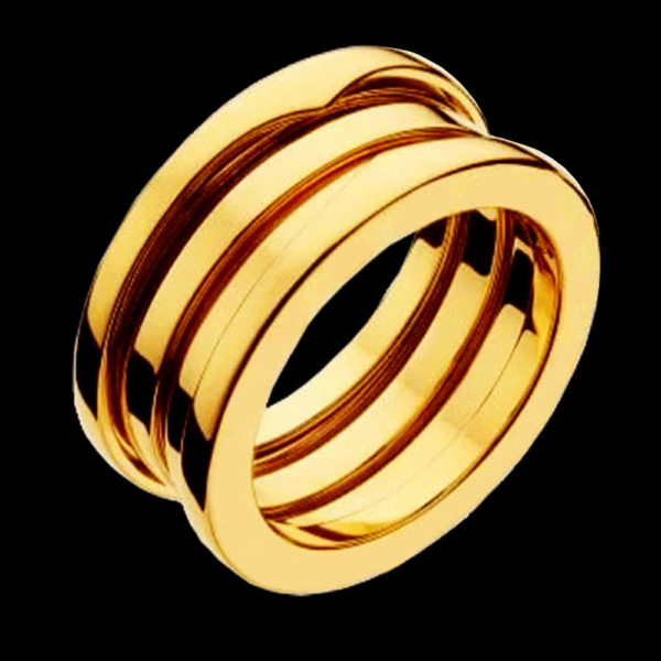 Кольцо Bvlgari обручальное желтое золото