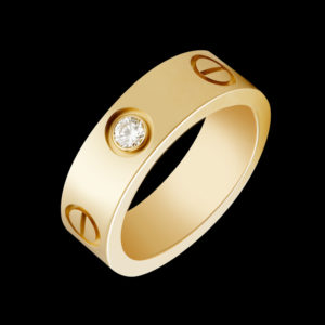 Обручальное кольцо в желтом золоте