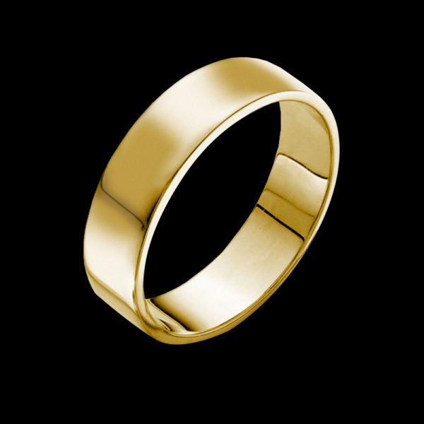 обручальное кольцо в розовом золоте